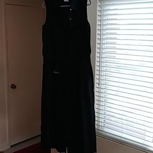 Vince sleeveless belted pantsuit
